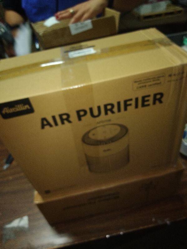 View 2 of 2 Pack Air Purifiers for Home Bedroom H13 True HEPA Air Filter Cleaner, Odor Eliminator, Remove Smoke Dust Pollen Pet Dander, Night Light For Home Living Room Dorm, Quiet 24dB Filtration System