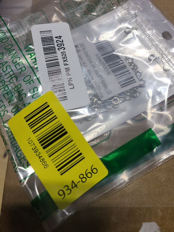 Photo 1 of 100 Pcs Small Screw Eye Pins, 10mm x 5mm Small Eye Hooks, Eye Hooks Screw is Suitable for Jewelry Making, Pendant Beads, DIY Making (Silver)
