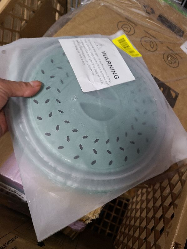 Photo 1 of 2 in 1 Microwave Splatter Cover Food, Microwave Silicone Mat Place Holders for Multi-use, Silicone Trivet, Pot Holders, Drying, Baking, Utensils Rest for Kitchen Counter Mat