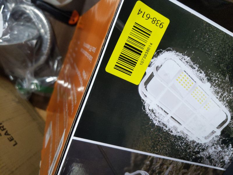 Photo 1 of 100FT LED Construction String Lights, 150W Super Bright 15000LM Plug in Linkable String Work Lights, 5000K Waterproof IP67 Temporary Lighting for Construction Sites, Jobsites, Indoor & Outdoor