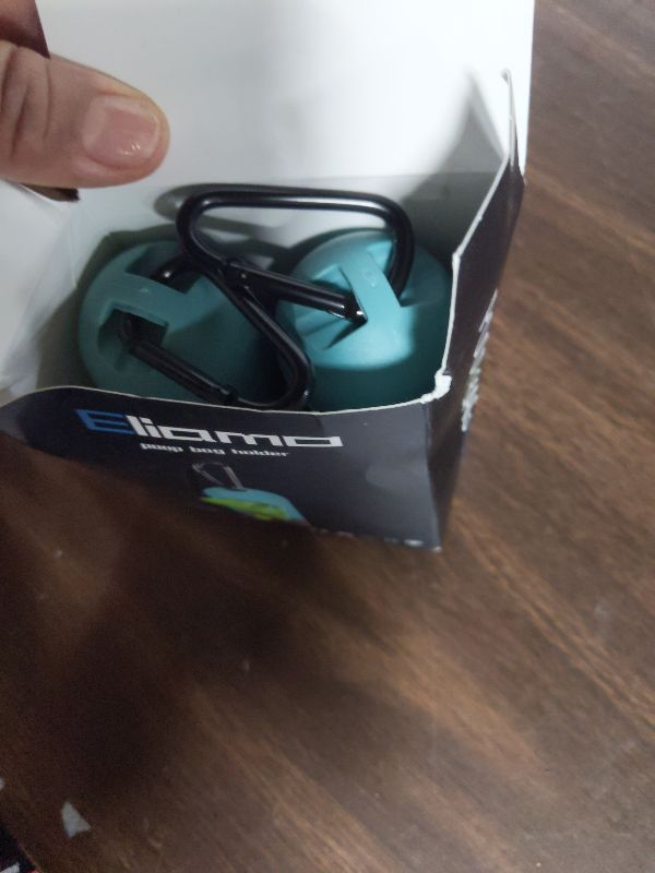 Photo 1 of 2 Pack Dog Poop Bag Dispenser with Built-in LED Flashlight, Pet Waste Bag Holder for Leash with Carabiner Clip for Lead Leash, 2 Rolls Leak-proof Doggy Waste Bags for Dog Walking, Blue,Eliamo