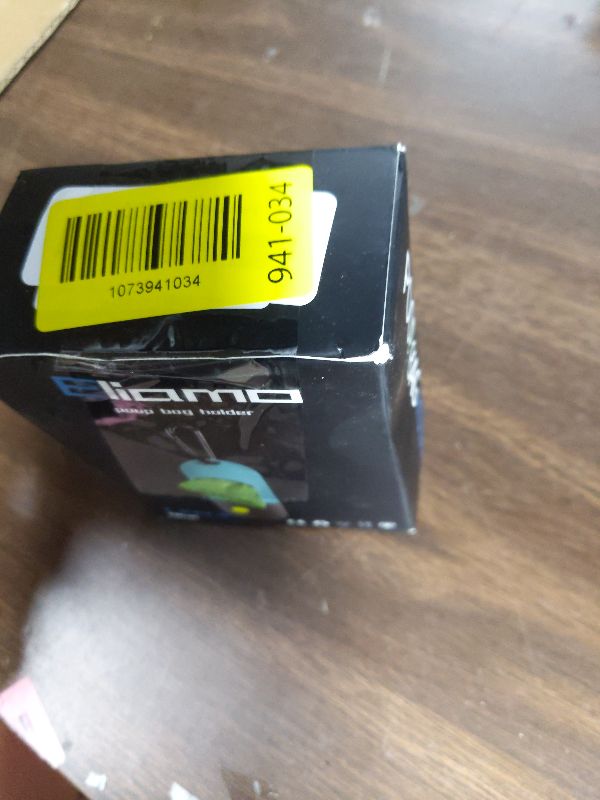 Photo 1 of 2 Pack Dog Poop Bag Dispenser with Built-in LED Flashlight, Pet Waste Bag Holder for Leash with Carabiner Clip for Lead Leash, 2 Rolls Leak-proof Doggy Waste Bags for Dog Walking, Blue,Eliamo