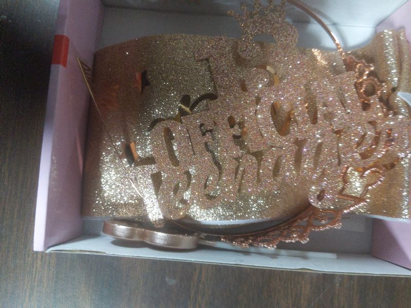 Photo 1 of 13th Birthday Decorations for Girls, Including 13th Birthday Crown/Tiara, Official Teenager Sash and Cake Topper, Number Candles, 13 Year Old Girl Gifts