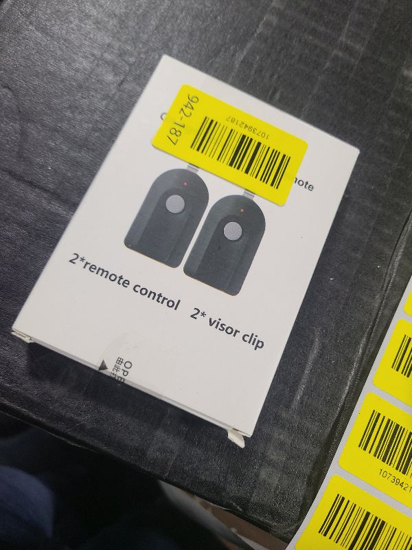 Photo 1 of 2 Garage Door Opener Remote Compatible with Genie & Overhead Garage Door Opener Remote Intellicode at 390MHz, Replacement for ACSCTG Type 1 / GIT-1 (1997–Present), Easy to Programming, Include Clip.