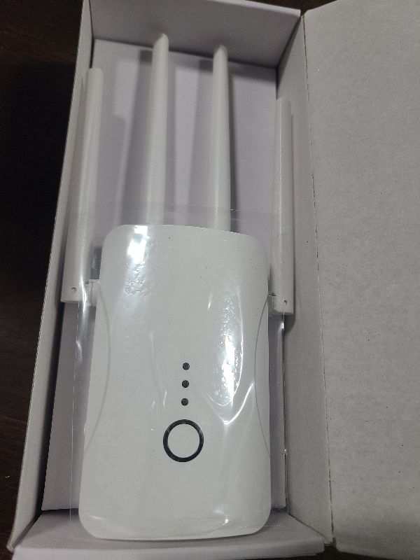 Photo 1 of 2026 WiFi Extender Signal Booster - 2.4GHz 300Mbps WiFi Booster for Home, Covers Up to 9999 Sq. Ft, Easy Setup, Ethernet Port & Access Point, Stable Internet Performance with 60+ Devices ?White?