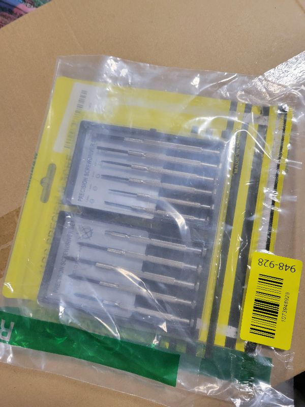 Photo 1 of 11 Pcs Small Precision Screwdriver Set, Tiny Screwdriver Set, Mini Screw Driver Kit with Slotted and Phillips Heads, Ideal for Watch, Eyeglasses, Toys, Electronics, Computer Repair