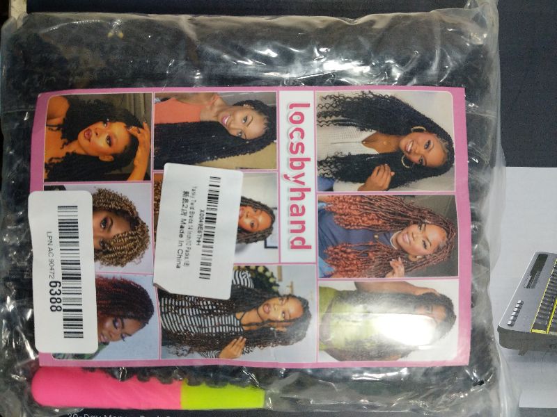 Photo 1 of 14 Inch 10 Packs Yanky Twist Crochet Hair Pre-twisted Natural Black Kinky Mini Spring Twist Plus Small Curly Senegalese Twist Braids (1B)