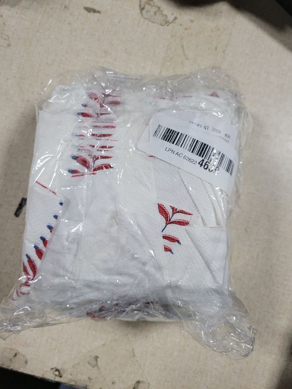 Photo 1 of 100 PCS Baseball Paper Napkins, Disposable Baseball Bathroom Guest Hand Towels Sports Theme Dinner Napkins Decorative for Kitchen Home Birthday Baby Shower Party Decoration (Baseball)