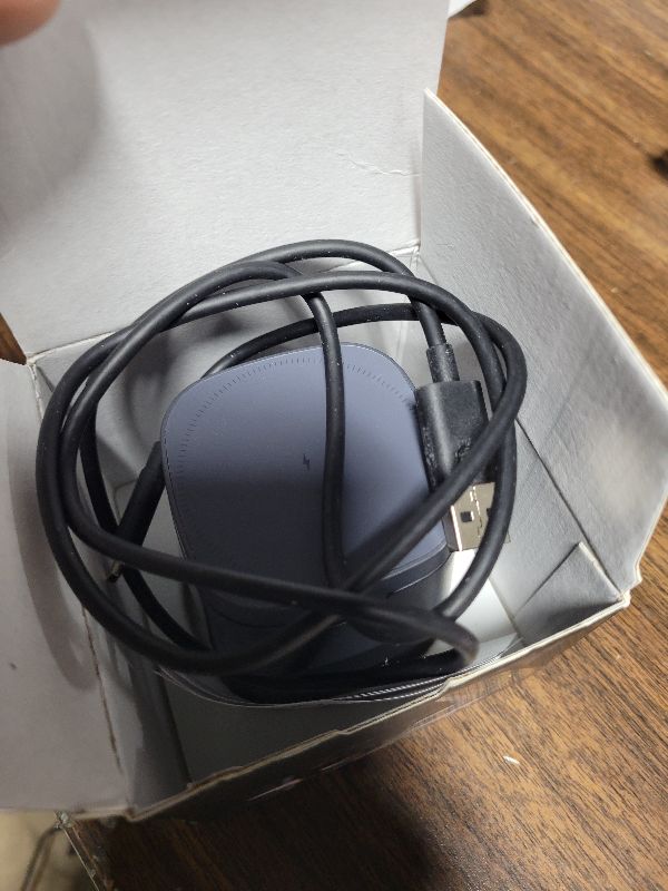 Photo 1 of ?2026 Upgraded?4 in 1 Wireless Charger, 3 in 1 Wireless Charging Station with Night Light for MagSafe Charger, 15W Magnetic Travel Stand for iPhone17/Air/Pro/Max/16/15/14, Apple Watch, Airpods (Gray)