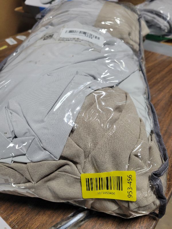 Photo 1 of 126 Inch Pinch Pleated Linen Blackout Curtains 2 Panels Taupe for Living Room Bedroom Thermal Insulated 100% Black Out Linen Drapes with Liner Room Darkening Window Curtains Burlywood Birch 40x126