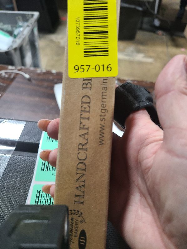 Photo 1 of "SAINT GERMAIN Premium Hand Crafted Bread Lame for Dough Scoring Knife, Lame Bread Tool for Sourdough Bread Slashing with 10 Blades Included with Replacement with Authentic Leather Protector Cover"