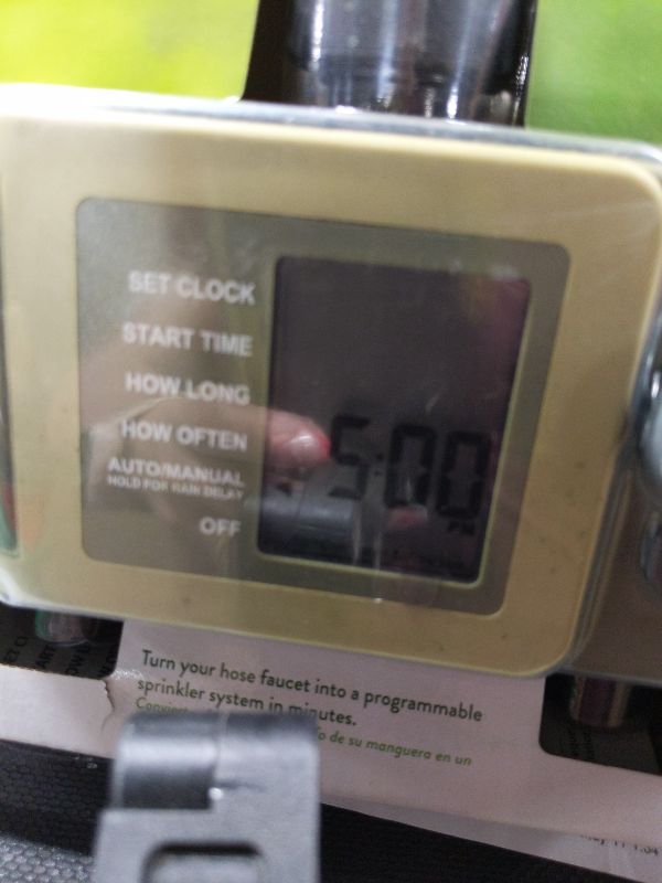 Photo 1 of 2-Outlet Programmable Hose Faucet Timer