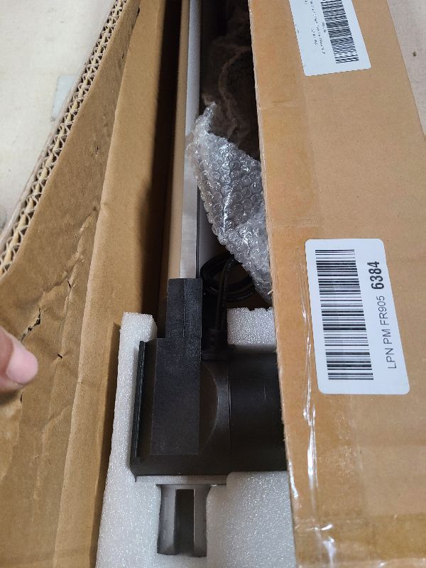 View 2 of 110V Linear Actuator,Heavy Duty 1320lbs/6000N Linear Actuator,0.16"/s Linear Motion Actuator with Power Supply & Electric Adjustment Button & Mounting Bracket for Medical Auto Car(450mm(18inch))
