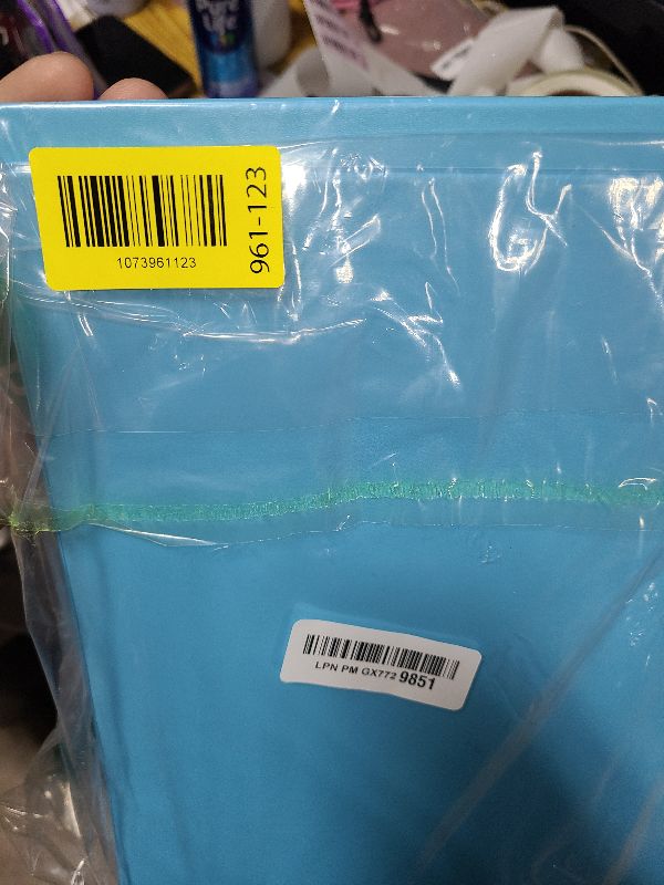 Photo 1 of 2 Inch 3 Ring Binder 2” Blue, Slant D-Ring 2 in Binder Clear View Cover with 2 Inside Pockets, Heavy Duty Colored School Supplies Office and Home Binders – By Enday