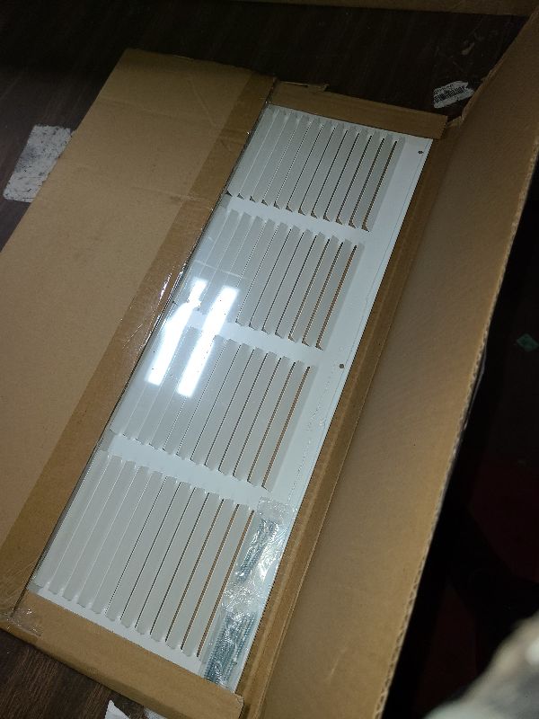 View 2 of 20x12 Return Air Grille(Duct Opening Size),Air Return Vent Cover,Flat Vent Cover,Rejillas De Aire Acondicionado para Casa,Return Air Grilles,Outer Dimensions:21.75"Wx13.75"H(20"Wx12"H, Duct Opening)
