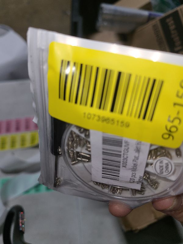 Photo 1 of 120 pcs Nickel Plated Tip Screws Pointed Cross Slot Leather Accessories 12 Sizes Belt Screws Include M2*3-M2*6, M2.5 * 3-M2.5 * 8, M3*3-M3*8 with 2mm Screwdriver for Belt Buckle Wallet Handbag Purse