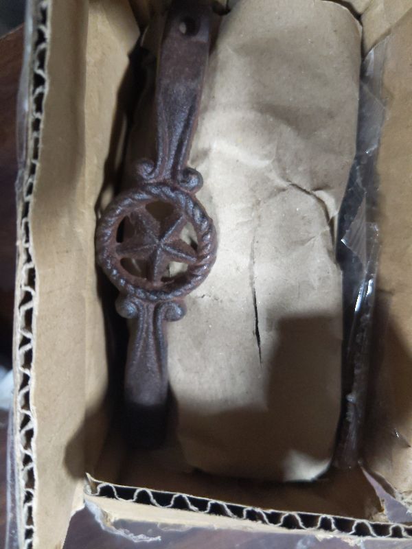 Photo 1 of 10 Cast Iron Drawer Pulls Texas Western Star Pulls