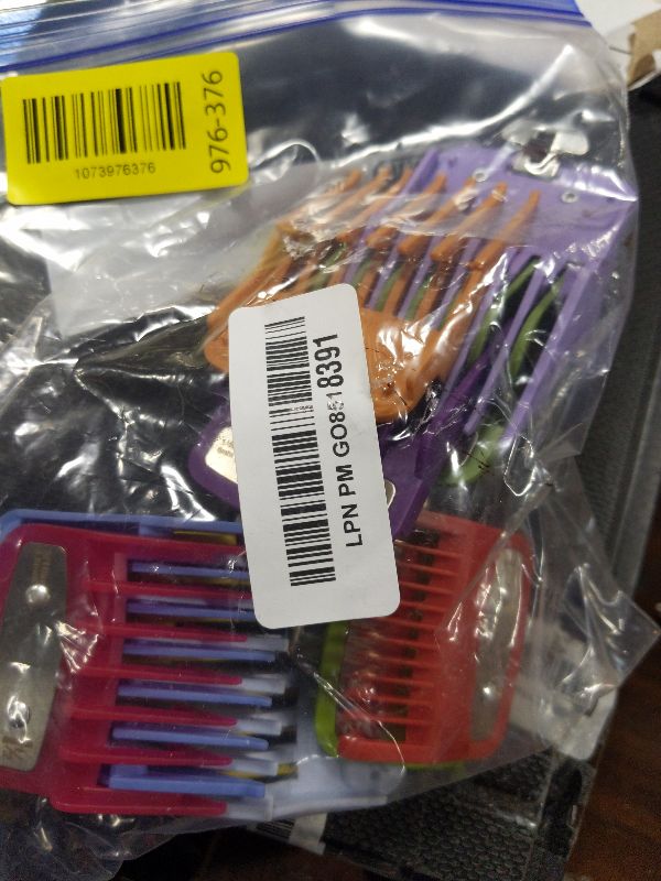 Photo 1 of 10-Pack Clipper Guards Set for Most Hair Clippers, Replacement Blades Protection Compatible with Wahl Clippers & Other Brands,Multicolor