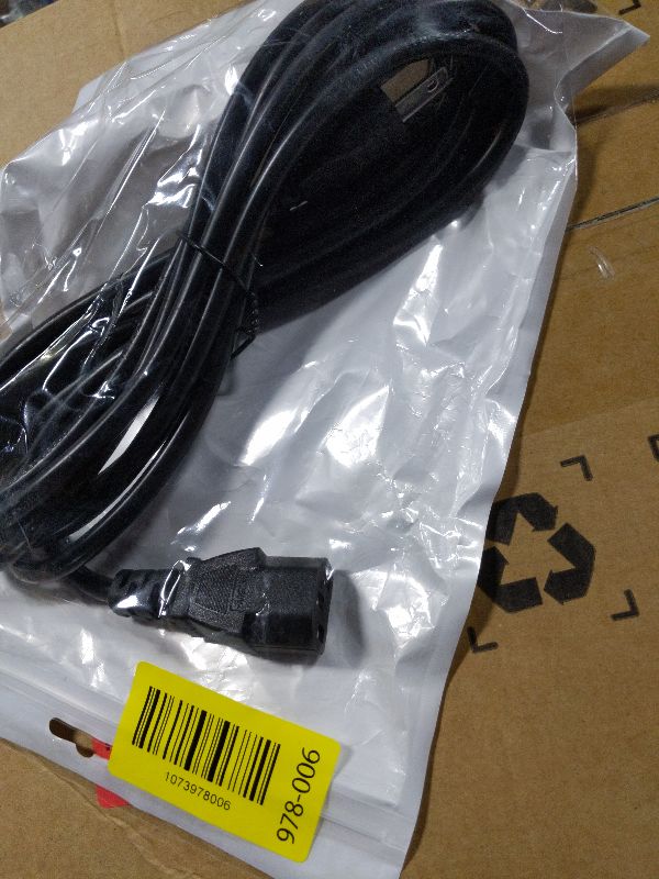 Photo 1 of 10Ft 3 Prong AC Power Cord TV Universal Treadmills Cable for Computer Monitor, Horizon Fitness Treadmills, Superfit, BowFlex, Sole E35 E55 F63 F80,Goplus, Walking Pad Treadmill Charger Replacement
