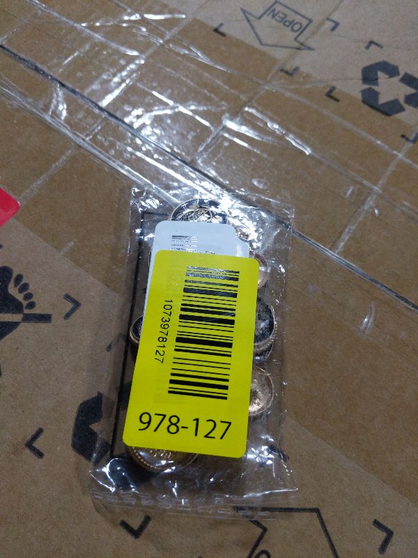 Photo 1 of 14 PCS Metal Blazer Button Set,15 mm and 23mm Gold Buttons for Sewing Vintage Buttons,for Blazer,Suits,Sport Coat,Uniform,Jacket (Black Gold)