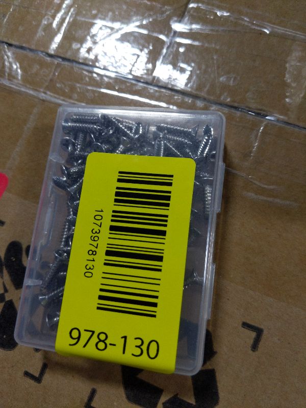 Photo 1 of #4 x 1/2" (100 Pack) Flat Head Phillips Drive Screws Sheet Metal Self-Tapping Screws, 304 Stainless Steel Screw