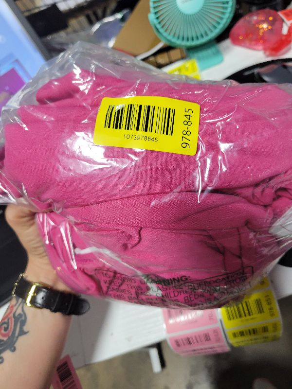 Photo 1 of 10ft x 10ft Hot Pink Backdrop Curtain for Parties Fuchsia Wrinkle Free Backdrop Drapes Panels for Baby Shower Birthday Photo Photography Polyester Fabric Background Decoration
