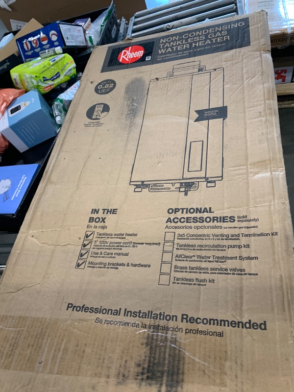 Photo 1 of ****CHECKED  7/10 - AS IS/NO RETURNS - SALE FINAL - FOR PARTS ONLY****NON-CONDENSING TANKLESS GAS WATER HEATER