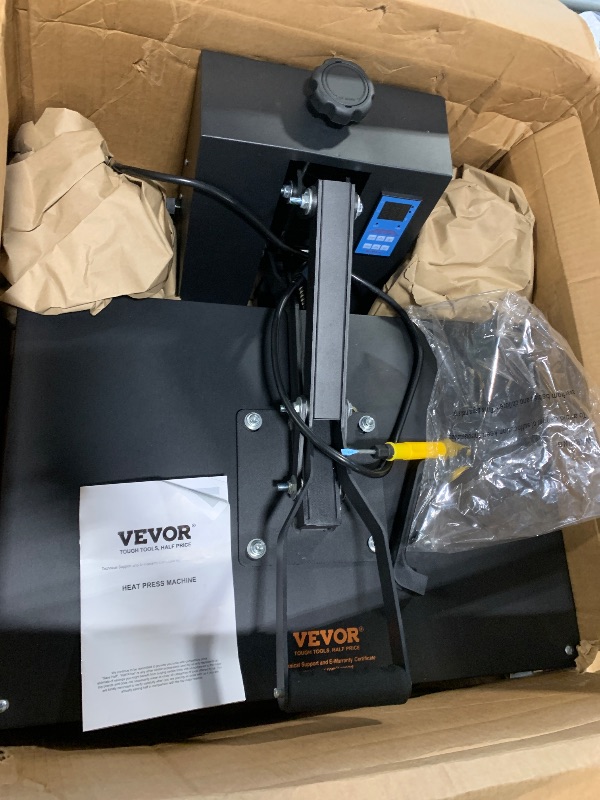 Photo 1 of ** SIMILAR *** VEVOR Heat Press 16x24, 1700W Power Heat Press Machine, Fast Heating, High Pressure Heat Press Machine for T-Shirt, Digital Industrial Sublimation Printer for Heat Transfer Vinyl, Easy to Use, Black