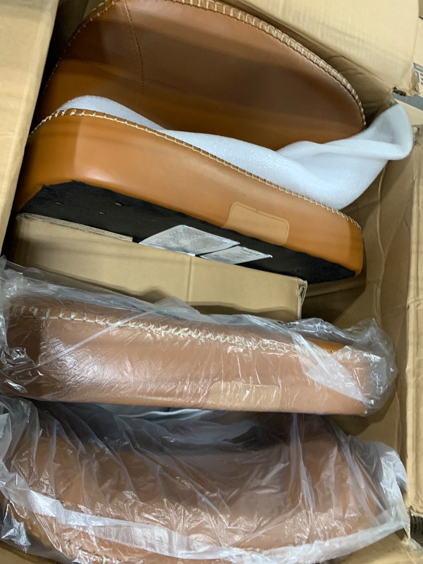 Photo 1 of *** 3 BOX *** VASAGLE EKHO Collection - Dining Chairs Set of 6, Upholstered Kitchen Chairs, Comfortable Seat, Synthetic Leather with Stitching, Mid-Century Modern, Easy Assembly, with Storage Pocket, Caramel Brown