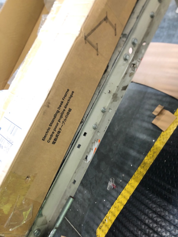 Photo 1 of Standing Desk Frame, Electric Adjustable Legs Compatible Desktop Size 44?-90?, 264 lbs Weight Capacity, 4 Memory Height Settings Stand up Desks Base, Black Frame Only /**** similar***