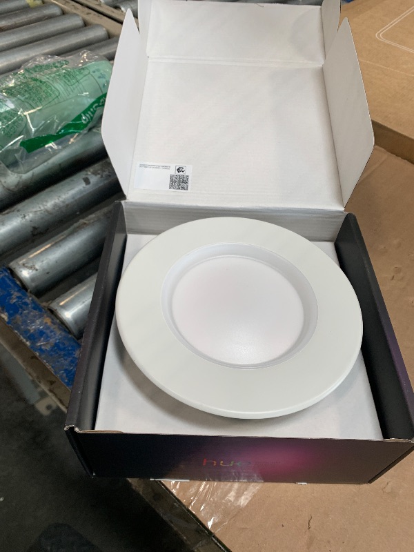 View 3 of [DAMAGED] Philips Hue Smart Retrofit Recessed 5/6 Inch LED Downlight 1 Pack - White and Color Ambiance Color-Changing Light 1100LM - Control with Hue App - compatible with Alexa, Google Assistant, Apple Homekit