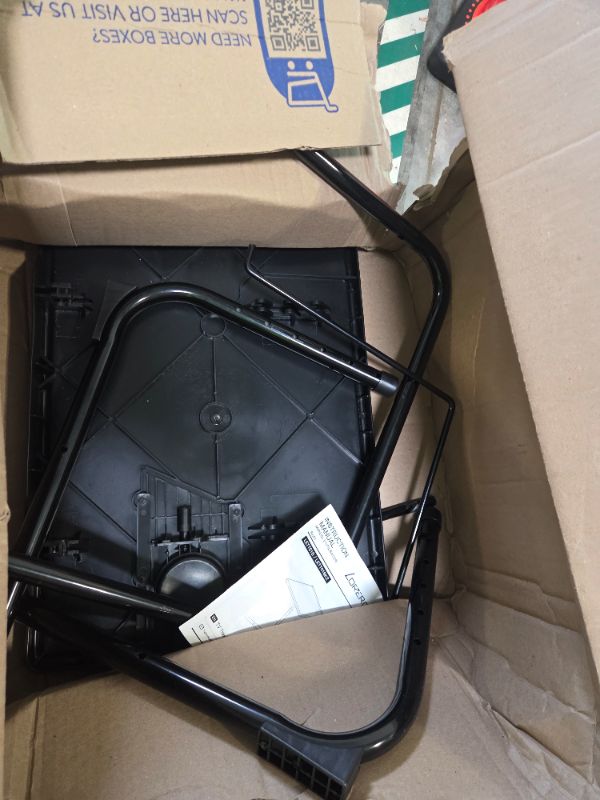 Photo 1 of ***MISSING SCREWS*** LORYERGO TV Tray - TV Table for Eating, Folding Table Trays with 6 Height & 3 Tilt Angle, TV Tray Table with Cup Holder, Dinner Tray for Eating or Working on Couch, Bed, Living Room, Home & Office