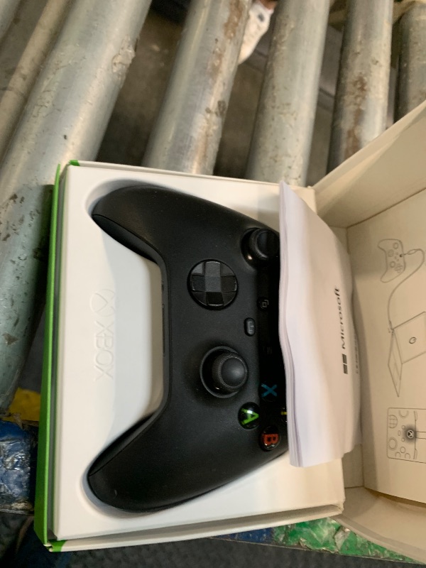 Photo 1 of ***Item missing battery***XBOX Wireless Gaming Controller + USB-C Cable | Carbon Black | Console, PC, & Cloud Devices | Textured Grip | Wireless, Bluetooth, USB-C Connectivity