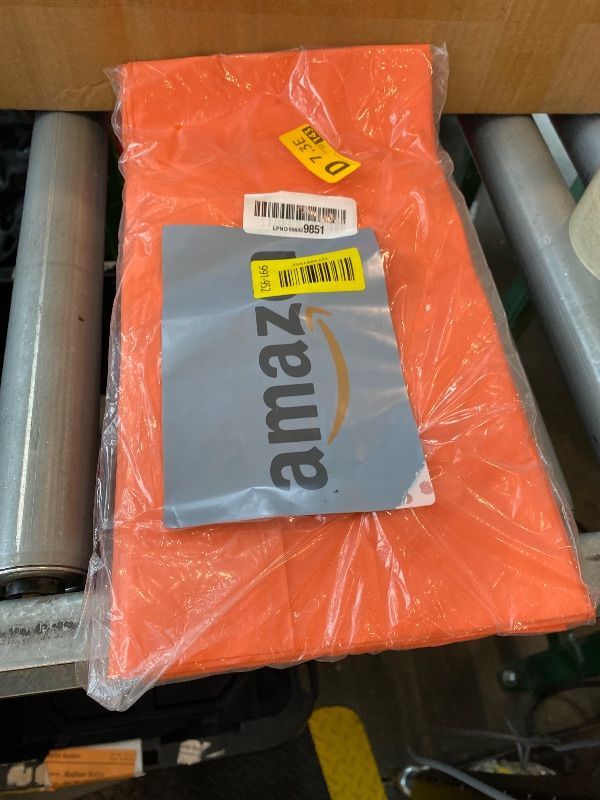 Photo 1 of [PARTIAL SET: 1PC] Pureegg Orange Plastic Table Runners - 10 Pack, 14'' x 108'', Water Resistant & Disposable Centerpiece Decorations for Table Cloth, Wedding, Birthday, Thanksgiving, Harvest, Party, Home Decor