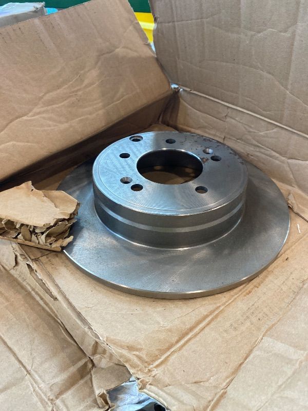 Photo 1 of [VERY USED] ACDelco Silver Front Brake Rotor 18A2419A | GM 19255502 Brake Rotors for Select Hyundai Sonata, Tucson, Veloster, Kia Sportage, Kia Optima, Forte, Forte Koup, Rondo, and more
