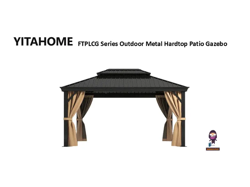 Photo 1 of ***PARTIAL SET*** ***ONLY BOX 1 OF 3*** YITAHOME FTPLCG Series Outdoor Metal Hardtop Patio Gazebo