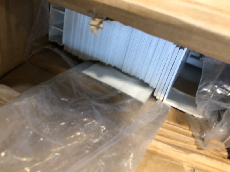 Photo 1 of ***SIMILAR ITEM**** CHICOLOGY 2" Cordless Faux Wood Blinds, Room Darkening Smooth PVC Window Blinds, Cordless Lift, Light Control and Privacy, Inside/Outside Mount, Moisture Resistant, Basic White, 70.25" W x 72" H