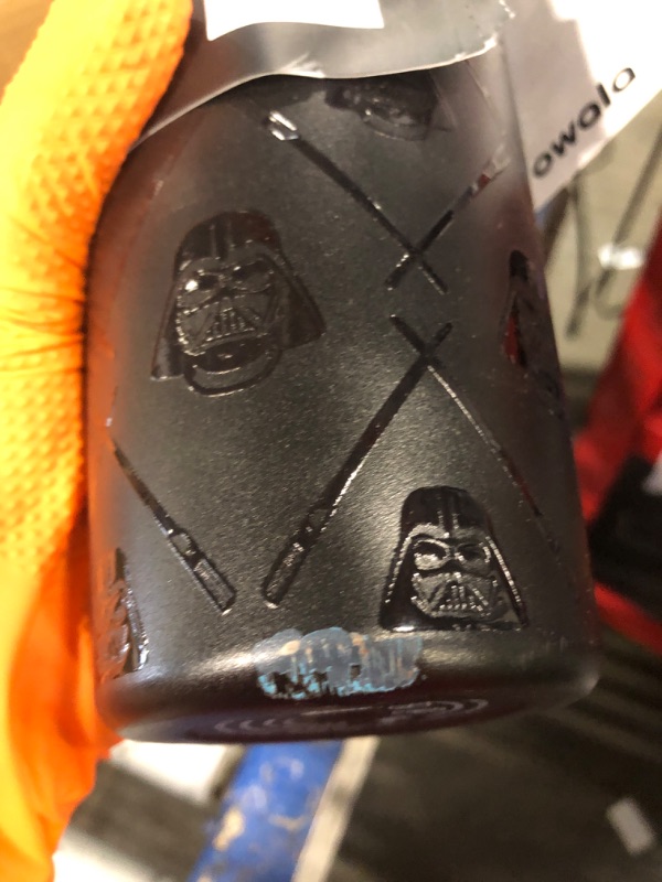 View 3 of ** DAMAGED MINOR** Owala Star Wars FreeSip Sway Insulated Stainless Steel Water Bottle with Two-Way Spout, Built-In Straw and Bucket Handle, Made for Travel, School, and Sports, 30oz, BPA Free, Leak Proof, Darth Vader