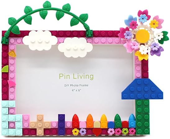 Photo 1 of ‘Garden in Dream’ DIY Building Block 6‘’ Single Photo Frame - table & wall Display