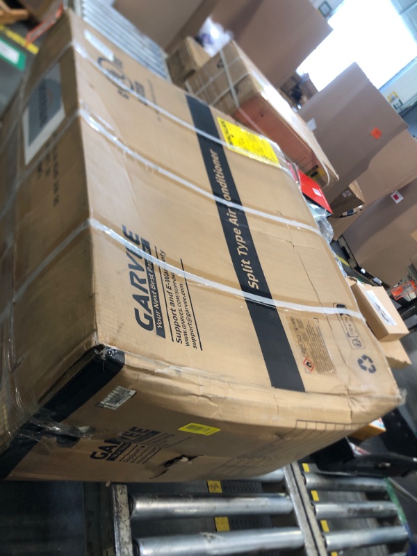 Photo 1 of ****PARTIAL SET, MISSING WALL MOUNT AC UNIT****
GarveeHome 12000 BTU Mini Split AC/Heating System, 19 SEER2 6-in-1 Inverter Split System Air Conditioners, Ductless Heat Pump Wall Mount AC Unit Cool Up to 750 Sq. Ft, Installation Kits, 230V