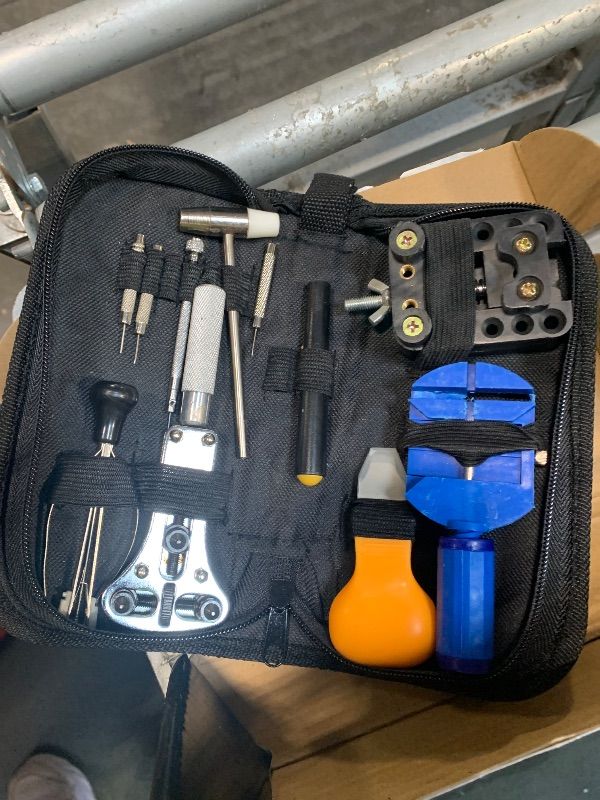 Photo 1 of **SIMILAR ITEMS**NOT EXACT PRODUCTSS***Watch Link Removal Kit, BYNIIUR Watch Repair Kit, Watch Case Opener Spring Bar Tools, Watch Battery Replacement Tool Kit, Watch Band Link Pin Tool Set with Carrying Case and Instruction Manual