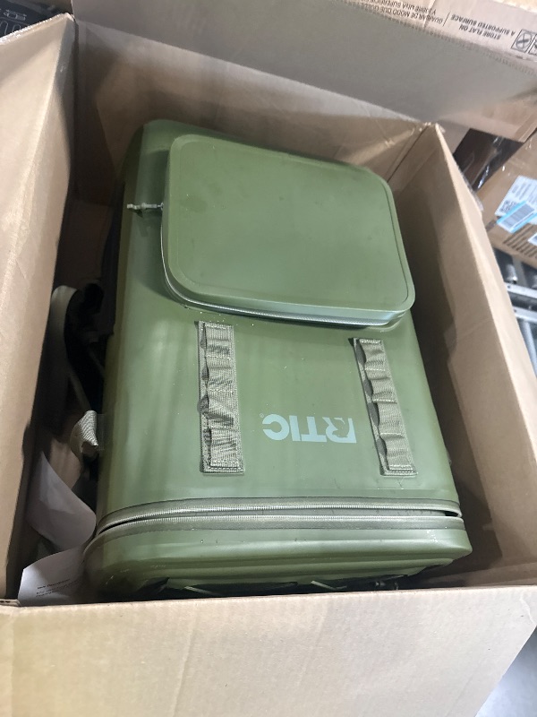 Photo 1 of ****VERY USED**** RTIC 48 Can Ultra-Tough Backpack Cooler, Insulated, Waterproof, Leakproof, Portable, Floating Bag for Beverage, Drink, Lunch, Outdoor, Beach, Car, Camping, Picnic, Fishing, Boat, 26L, Olive