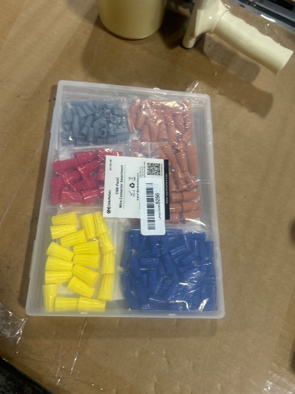 Photo 1 of [UL Listed] Cable Matters 180-Pack Twist Electrical Wire Connectors/Wire Caps - 5 Size Kit for 22 AWG to 10 AWG