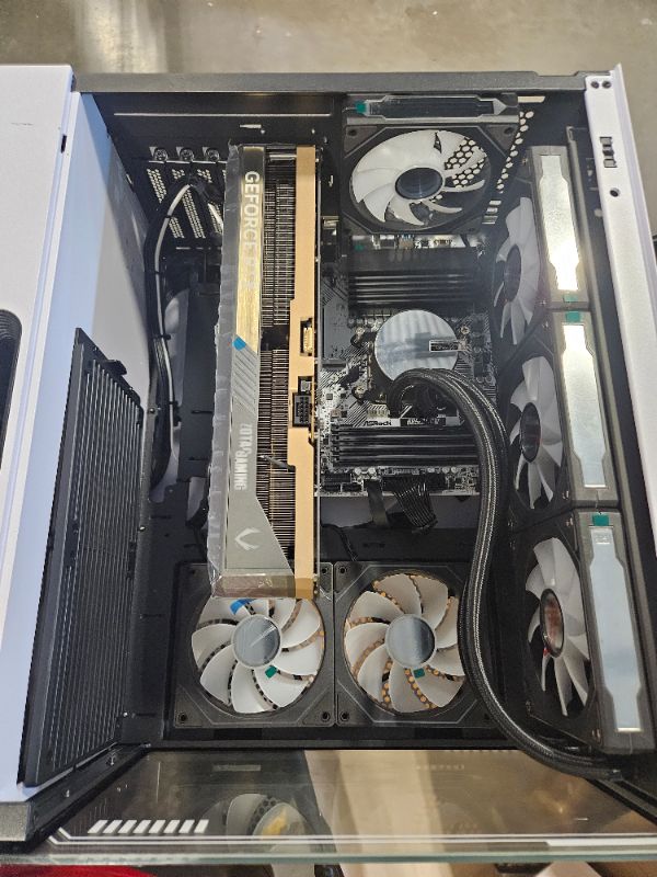 Photo 1 of ****CHECKED  7/11 - AS IS/NO RETURNS - SALE FINAL - FOR PARTS ONLY - MISSING CPU/RAM/SSD****ZOTAC MEK Gaming PC Desktop, NVIDIA GeForce RTX 5090 32GB GDDR7, AMD Ryzen 7 9800X3D Up to 5.2GHz, 32GB DDR5, 2TB NVMe M.2 SSD, 1200W 80+ Gold PSU, WiFi 6E, Window