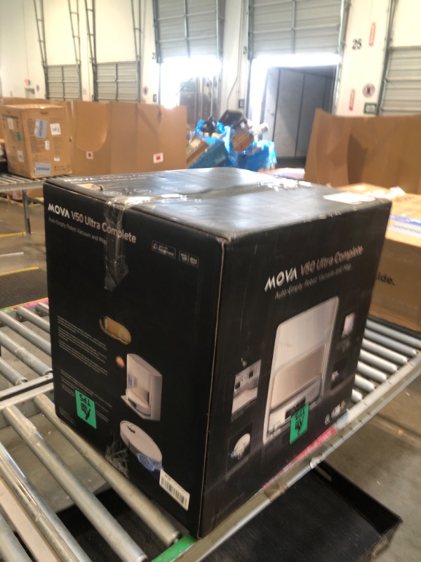 Photo 1 of ** NOT FUNCTIONAL *** ***08/01 SOLD FOR PARTS // FINAL SALE ***MOVA V50 Ultra Complete Robot Vacuum and Mop, 24,000Pa Suction, Zero Tangling Duobrush, 2.28in Obstacle Overcoming, FlexiRise Navigation, 176°F Hot Water Mop Self-Cleaning & Fast Hot Air Dryin