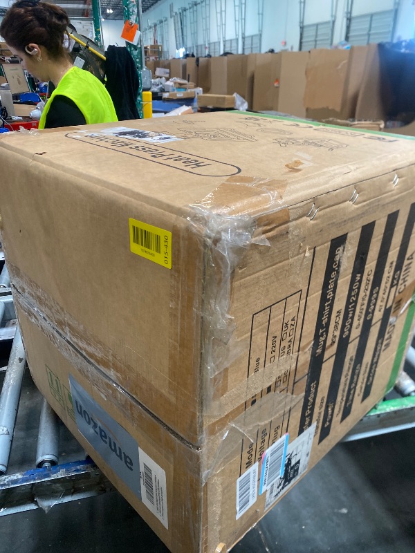 Photo 1 of ****** AS IS ALLSALES FINAL NO RETURNS***** 5 in 1 Heat Press Machine 12x15 inch Heat Press Machine with 360 Degree Swing Away T Shirt Pressing Machine, Heat Transfer Sublimation Combo for T Shirts Mugs Hat Plate Cap-Blue