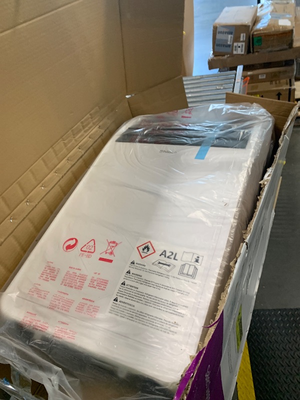 Photo 1 of ****CHECKED 7/11 - AS IS/NO RETURNS - SALE FINAL - FOR PARTS ONLY****Shinco 7500 BTU DoE/12,000 BTU Portable Air Conditioner, Portable AC Unit with Built-in Cool, Dehumidifier&Fan Modes for Room up to 450 sq.ft, with Remote Control, 24 Hour Timer, Instal