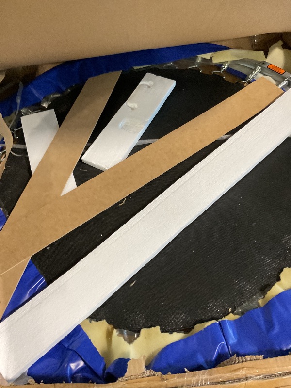 Photo 1 of ****CHECKED 7/11 - AS IS/NO RETURNS - SALE FINAL - FOR PARTS ONLY****SereneLife 40" Foldable Mini Trampoline - Compact Fitness Trampoline for Kids Adults, Exercise Rebounder with Foam Handle, Indoor/Garden Workout Equipment, Max Load 150/220 lbs