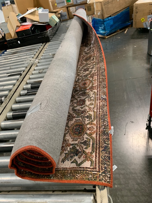 Photo 1 of * SIMILAR * Rugs.com - Yasmin Rug Terracotta Traditional Area Rug – Stain Resistant, Easy-Clean, Perfect for Living Rooms and Dining Rooms