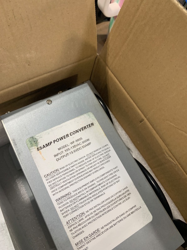 Photo 1 of ???? ??????? WF-9855 55 Amp Power Converter, Rv Power Converter, WF-9855-AD, Replace for RV Trailer Camper 9800 Series, WF-9855-AD, 55 Amp Power Converter for Rv, 5 Years Warranty